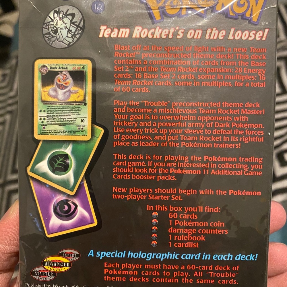 Pokemon Team Rocket: Trouble Theme Deck